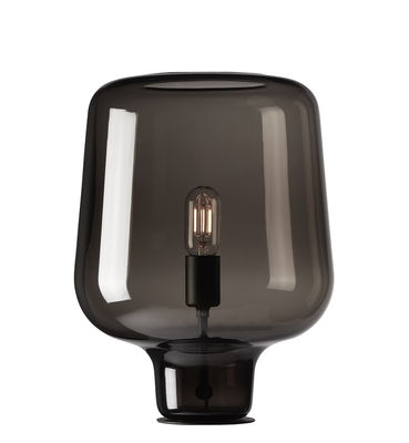 NORTHERN Say My Name Lampe de Table Gris Fum&eacute; Brillant Gris - 