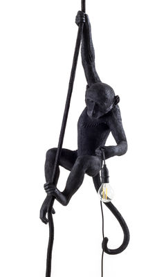 SELETTI MONKEY-Suspension d'ext&eacute;rieur Singe suspendu H80cm