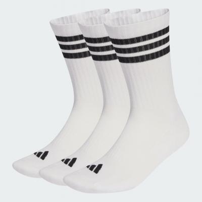 ADIDAS Chaussettes  CHAUSSETTES 3S ESS C CRW 3P - WHITE/BLACK/BLACK - L