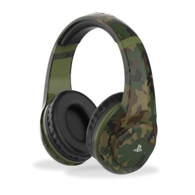 4GAMES Casque 4Gamers PRO4-70 St&eacute;r&eacute;o PS4 Camouflage Woodland