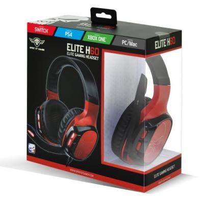 SPIRIT OF GAMER Micro-casque  Elite H60 - Noir/Rouge/Filaire