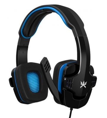 ALPHA OMEGA PLAYERS Casque Gaming  Eole C19 Noir et bleu pour PS4