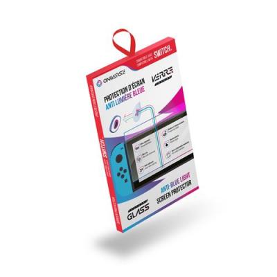 ONE UP Ecran de protection anti-lumi&egrave;re bleue en verre tremp&eacute; pour Nintendo Switch