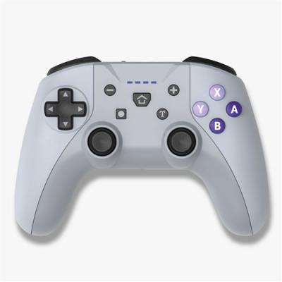ALPHA OMEGA PLAYERS Manette sans fil  pour PC et Nintendo Switch Blanc et Gris 
