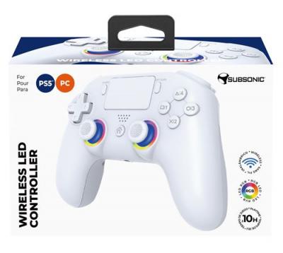 SUBSONIC Manette sans-fil  SA5716-2 blanche PS5 et PC