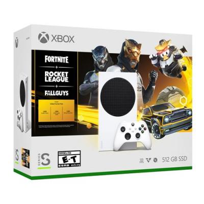 MICROSOFT Pack  Xbox Series S Fortnite + Rocket League + Fall Guys