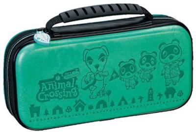 NACON Pochette de transport et de protection  animal crossing pour nintendo switch vert