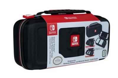 NACON Pochette de transport rigide  pour Nintendo Switch/Nintendo Switch (mod&egrave;le OLED) Noir