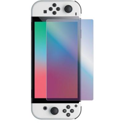 MUVIT Protection D'&eacute;cran en Verre Tremp&eacute; Filtre Bleu Nintendo Switch