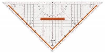 ROTRING  &eacute;querre g&eacute;om&eacute;trique Centro, poign&eacute;e amovible