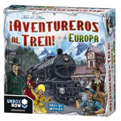 ASMODEE  &iexcl;aventureros Al Tren! Europa Board Game Multicolore