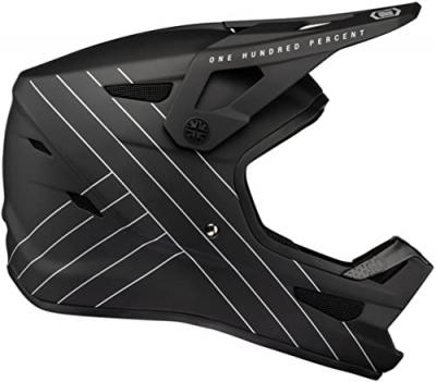 100% Casque integral 100 status noir