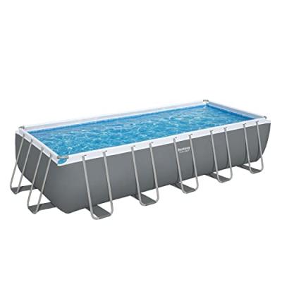 BESTWAY Piscine tubulaire Power Steel rectangulaire 6,40 x 2,74 x 1,32 m - 
