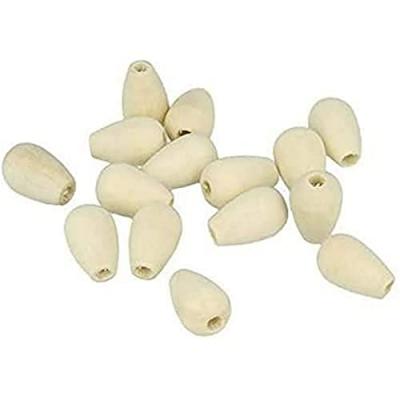 ARTEMIO Perles bois - Lucy - Goutte - 12mm - 25 pi&egrave;ces