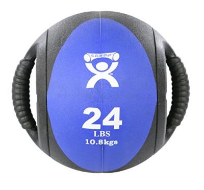 3B SCIENTIFIC Medecine-Ball Cando Poign&eacute;e Double Bleu 10,9 kg - 