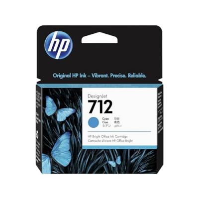 HP  Cartouche d'encre DesignJet 712, cyan, 29 ml