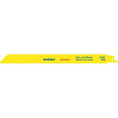 METABO  631495000  5 lames de scie sabre bois + m&eacute;tal225 5 pc(s)
