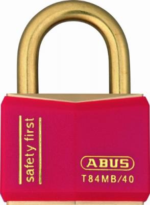 ABUS  22715 T84MB/40 Cadenas marine en laiton massif 40 mm Rouge
