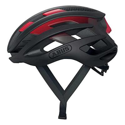 ABUS Airbreaker Casque de v&eacute;lo Unisex, Noir (Black Red), l - 