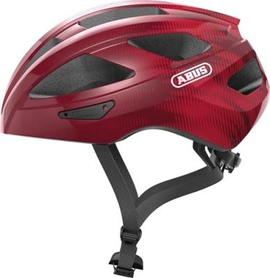 ABUS  - Macator - Casque de cyclisme taille 51-55 cm - S, rouge/noir