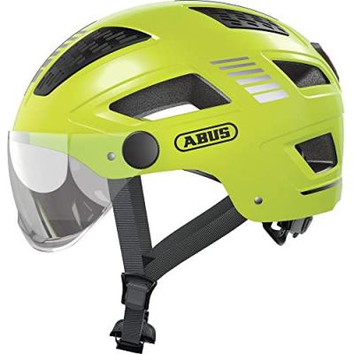 ABUS  Hyban 2.0 Ace - Casque v&eacute;lo Signal Yellow M (52 - 58 cm)