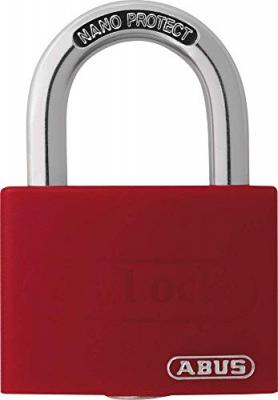 ABUS  T65AL/40 Mylock Cadenas en aluminium Rouge 508707 H 22 x &Oslash; 6,5 mm