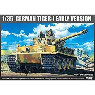 ACADEMY Maquette  Pz.Kpfw.VI Tiger I primitif avec int&eacute;rieur d&eacute;taill&eacute;-