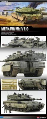 ACADEMY Maquette  Merkava Mk.IV LIC- 1/35 - Maquette militaire