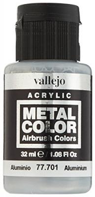  Peinture &agrave; maquette Vallejo METAL COLOR 77701 ALUMINIUM- - Peinture &agrave;