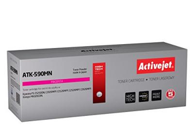 ACTIVEJET  Cartouche De Toner Atk-590bn (kyocera Remplacement Tk-590bk Supr&ecirc;me 7000 Pages Noir) 