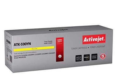 ACTIVEJET  Cartouches D&acute;encre Compatibles Kyocera Tk-590y
