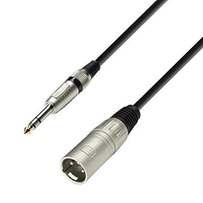 ADAM HALL Xlr Cable Macho To Jack 6,3 Stereo 10m K3bmv1000
