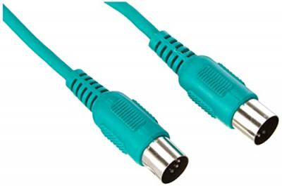 ADAM HALL CABLES  3 STAR MIDI 0075 GRN - C&acirc;ble MIDI 0,75 m vert
