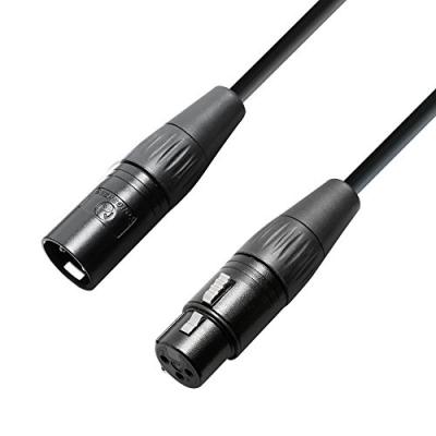 ADAM HALL  Cables 4 STAR MMF 0250 KRYSTAL - C&acirc;ble Micro OCC XLR femelle vers XLR m&acirc;le 2,5 m
