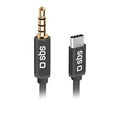 SBS C&acirc;ble USB C&acirc;ble adaptateur audio USB-C - Jack 3,5 mm