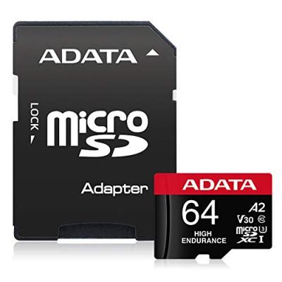 ADATA  High Endurance 64 Go microSDXC, Carte m&eacute;moire