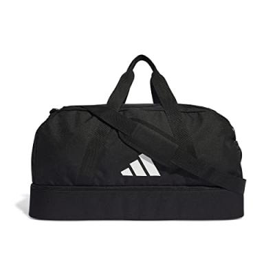 ADIDAS  Unisex Duffel Tiro L du M BC, Black/White, HS9742, Size NS