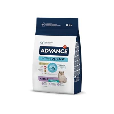 AFFINITY ADVANCE Sterilized Hairball Boules de Poils Dinde & Orge 10 KG Advance
