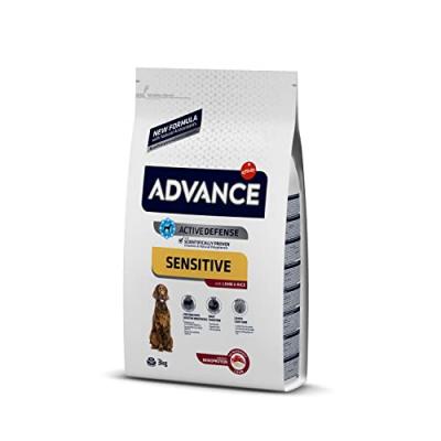  Advance Sensitive Adult agneau, riz pour chien - 2 x 3 kg