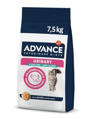AFFINITY ADVANCE VETERINARY DIETS Cat Sterilized Urinary Low Calorie 7.5 KG Advance 