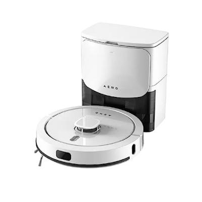 AENO Aspirateur robot  RC4S avec base auto-vidante blanche