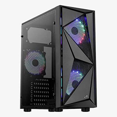 AEROCOOL  Glider Cosmo-A-BK-v2 Midi Tower Noir