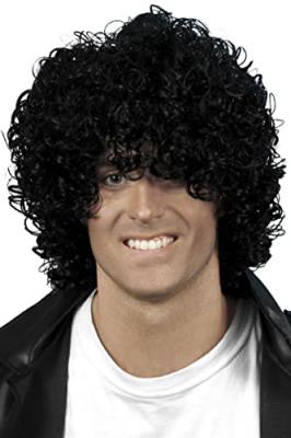 PL RH SMITH & SONS WIGMAKERS LTD TRADING AS SMIFFY S, Afro Wet Look Wig, Unisex One Size