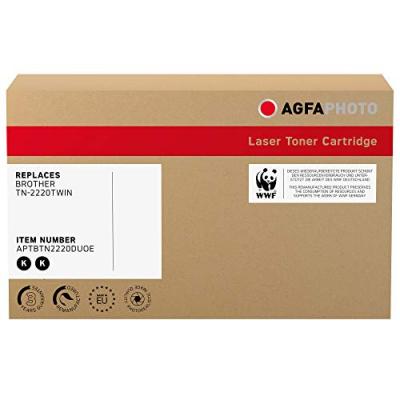 GENERIQUE AgfaPhoto APTBTN2220DUOE Cartouche de toner 2 pi&egrave;ce(s) Compatible Noir