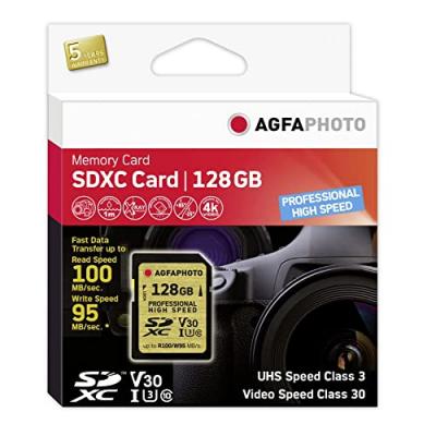 AGFA photo sdxc uhs i 128gb professional high speed u3 v30 DFX-397861