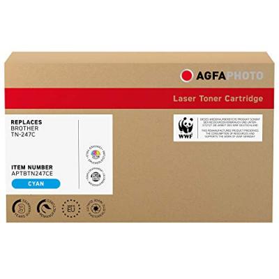 AGFAPHOTO  APTBTN247CE Cartouche de toner 1 pi&egrave;ce(s) Compatible Cyan