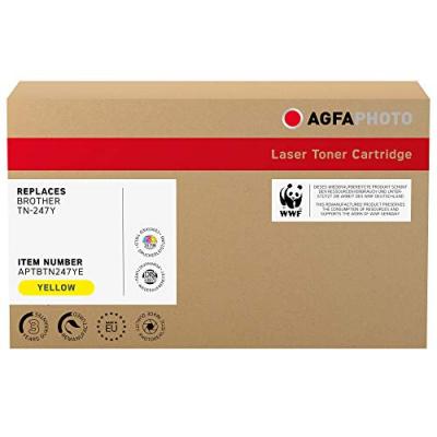 AGFAPHOTO  APTBTN247YE Cartouche de toner 1 pi&egrave;ce(s) Compatible Jaune