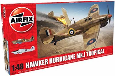 AIRFIX Maquette avion  Hawker Hurricane Mk.I Version Tropicale- 1/48 -