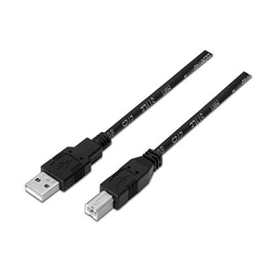 AISENS  Usb A Male To Usb B Male 3 M Noir