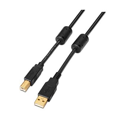 AISENS  Usb-b 2.0 To Usb-a 2.0 M/m High Quality 5 M Noir
